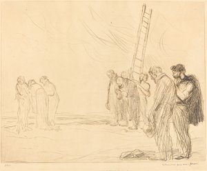 Calvaire (deuxième planche) - Jean Louis Forain
