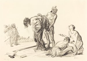 Le Christ dépouillé de ses vêtements - Jean Louis Forain