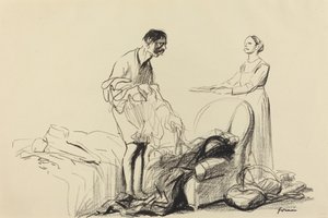 Libéré du service militaire, vers 1914-1919 - Jean Louis Forain