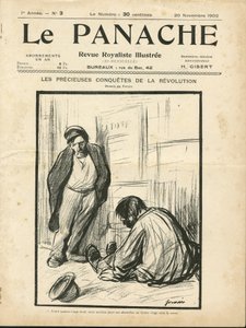 Illustration de Jean-Louis Forain pour la couverture de Le Panache, magazine royaliste illustré - Jean Louis Forain