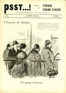 Illustration de Jean-Louis Forain (1852-1931) dans Psst...!