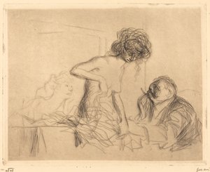 Dans une chambre privée (première planche) - Jean Louis Forain