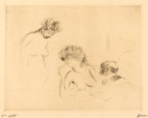 Dans une chambre privée (troisième planche) - Jean Louis Forain