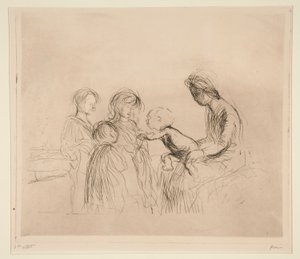 La Madone et les enfants - Jean Louis Forain