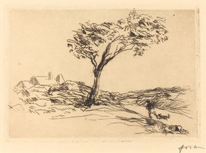 Paysage dans les environs de Versailles - Jean Louis Forain