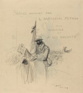 Le Baiser du Drapeau - Jean Louis Forain