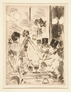 Le café de la nouvelle Athènes - Jean Louis Forain