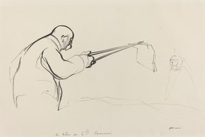 M. Clemenceau. La lettre du Cte Czernin, vers 1914-1919 - Jean Louis Forain