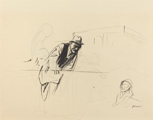 Négociations au Palais de Trianon, Versailles, vers 1919 - Jean Louis Forain