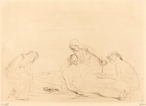 Pietà (troisième planche) - Jean Louis Forain