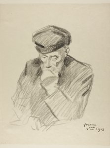 Portrait de Renoir, quatrième plaque - Jean Louis Forain