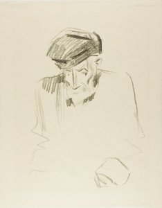 Portrait de Renoir, deuxième plaque - Jean Louis Forain