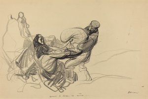 Quand le boche se retire..., probablement 1917 - Jean Louis Forain