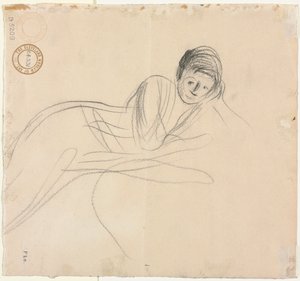 Femme Allongée (verso)