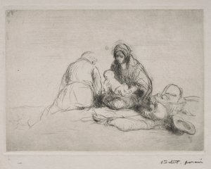 Repos pendant la fuite en Égypte