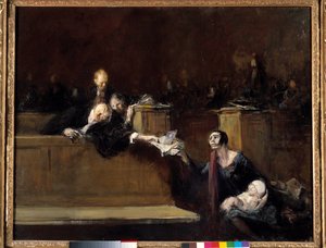 Scène de tribunal - Jean Louis Forain