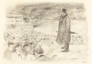 Scène de grève (troisième planche)