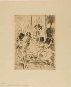 Le Café de la Nouvelle Athènes - Jean Louis Forain