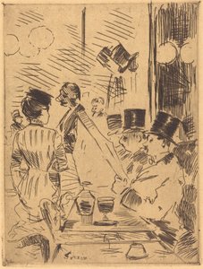 Le Café de la Nouvelle Athènes - Jean Louis Forain