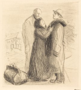 Le départ du fils prodigue (première planche, vertical) - Jean Louis Forain