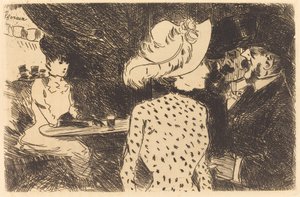 Les Folies Bergère (plaque refusée, deuxième plaque) - Jean Louis Forain