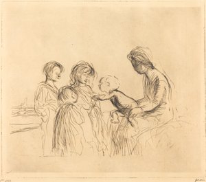 La Madone et les enfants - Jean Louis Forain