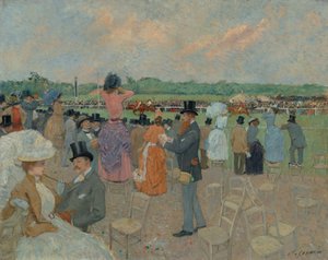 Les courses à Longchamp - Jean Louis Forain