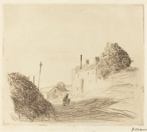La route de Rocquencourt - Jean Louis Forain