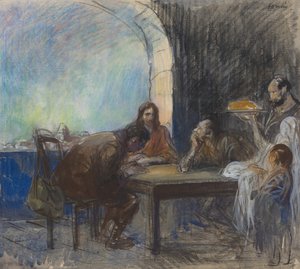 Le souper à Emmaüs - Jean Louis Forain