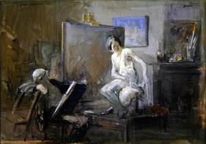 Le peintre avec son modèle