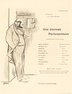 Une journée parlementaire - Jean Louis Forain