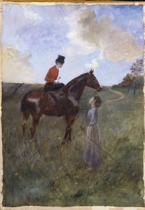 Femme à cheval et bergère - Jean-Louis Forain