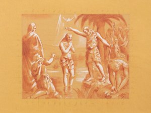 Le Baptême du Christ - Jean Louis Gampert