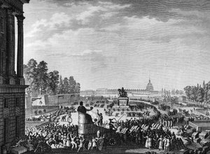 Révolution française : Première célébration de la liberté à l