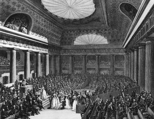 Révolution française : Don de bijoux fait par des dames artistes à l