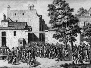 Révolution française : Les Gardes françaises sauvant Monsieur du Châtelet, leur colonel, de l