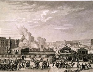 Proclamation du danger pour la patrie, 22 juillet 1792, gravée par Pierre Gabriel Berthault (1737-1831) - Jean Louis Prieur
