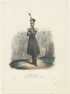 Officier de la Milice Nationale, 1829