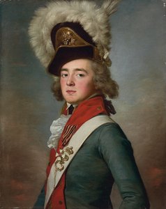 Portrait du brigadier Valerian Aleksandrovich Zubov - Jean Louis Voille