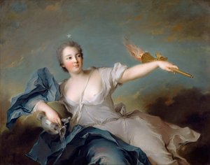 Marie-Anne de Nesle, marquise de La Tournelle, duchesse de Châteauroux 1717-1744 - Jean Marc Nattier