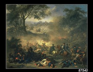 La bataille de Poltava en 1709, 1717