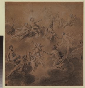 Vénus présentant Énée aux dieux - Jean Marc Nattier