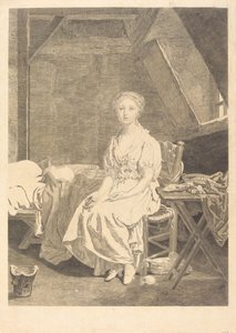 La vertu chancelante - Jean Massard after Jean Baptiste Greuze