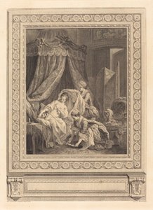 Le lever - Jean Massard after Pierre Antoine Baudouin