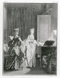 Le Clavecin, illustration de 