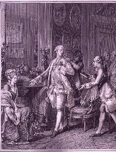La Grande Toilette, gravée par A.L. Romanet (1742-c.1810) - Jean Michel the Younger (after) Moreau