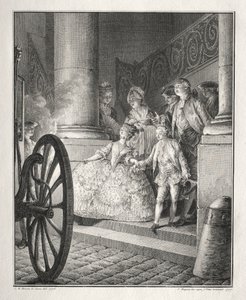Rétif de la Bretonne: Les Petits Parrains, 1777 - Jean Michel the Younger Moreau