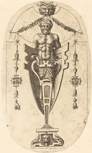 Homme dans une niche - Jean Mignon