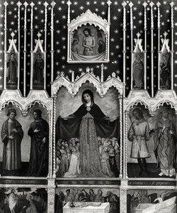 Vierge de Miséricorde, vers 1429 (détail)