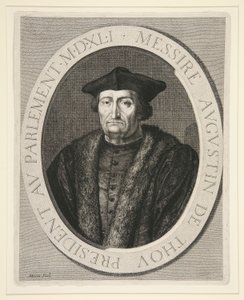 Augustin de Thou, Président du Parlement de Paris de 1535 à 1544 - Jean Morin